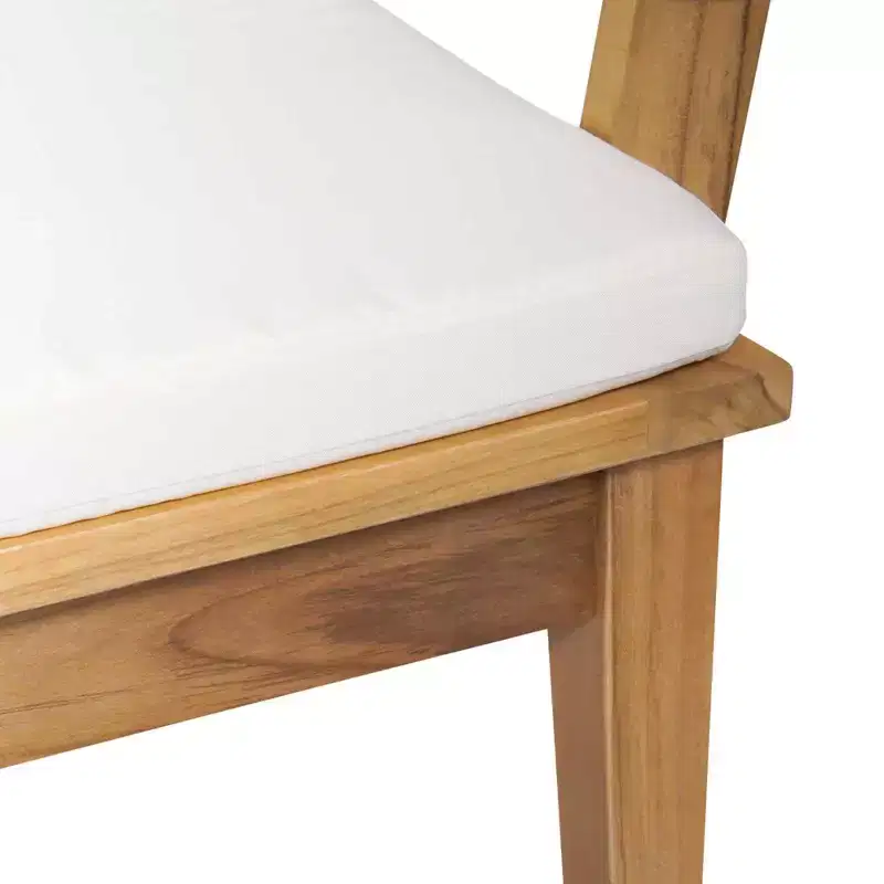 vidaXL Garden Bench 2 pcs Solid Teak wood