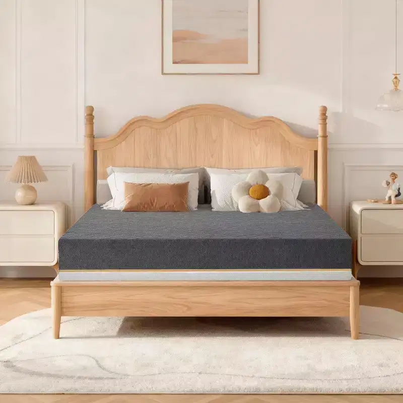 14 Inch Flippable King Mattress, Medium to Extra Firm, Gel Foam, CertiPUR-US, Boxed