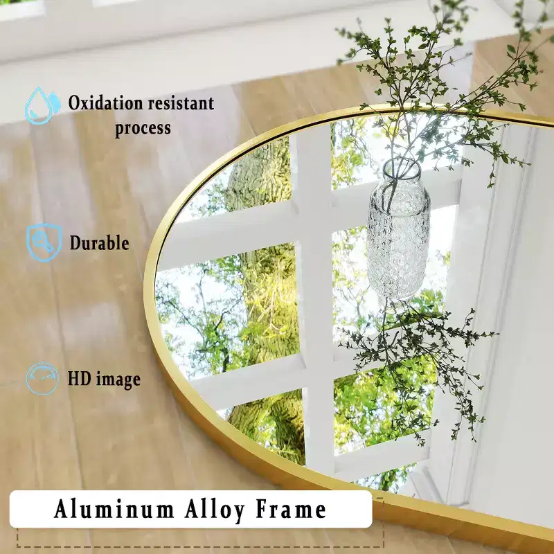 BEAUTYPEAK Rectangle With Rounded Top Full Length Mirrors