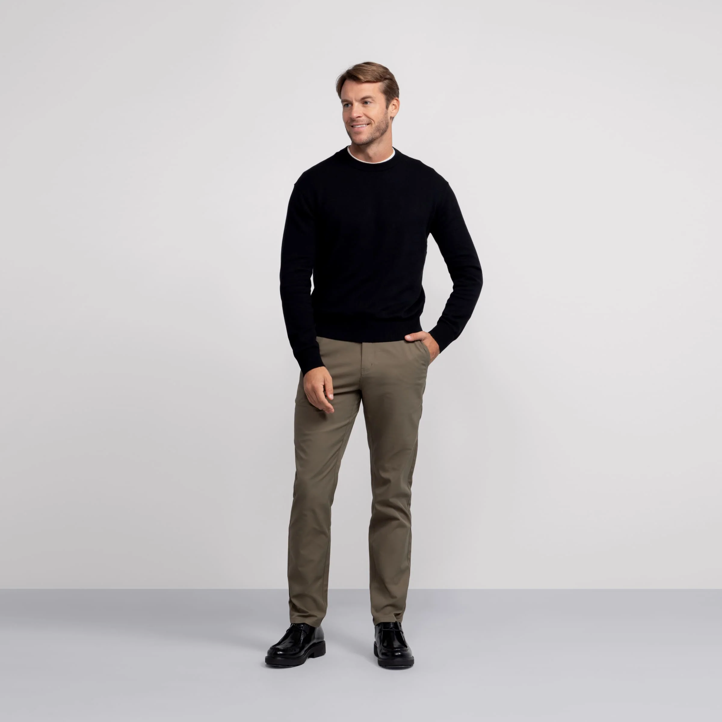 Crewneck Sweater - True Black