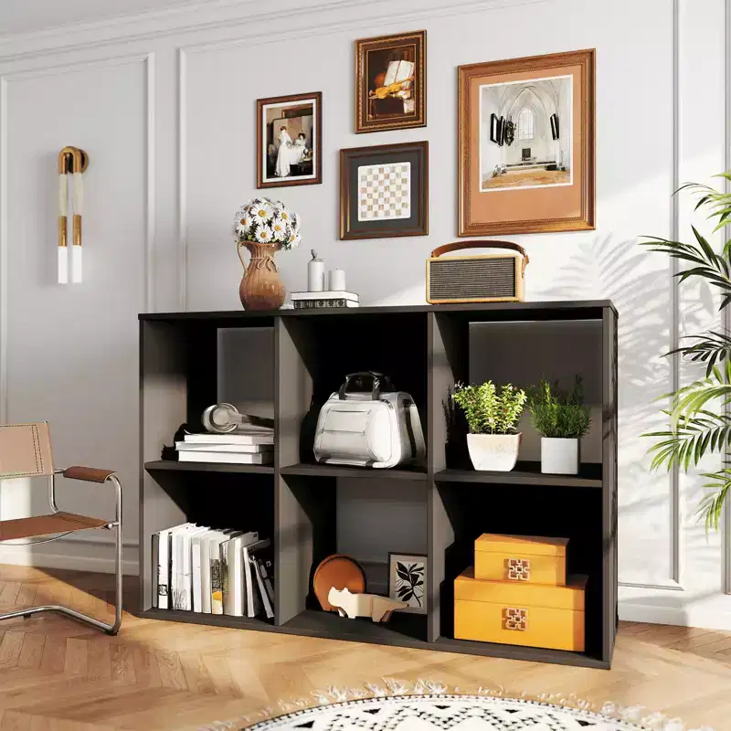 Cube Storage Organizer Open Bookshelf Removable Back Panels