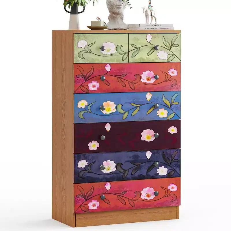 7-Drawer Brown Chest of Drawers, 25.98