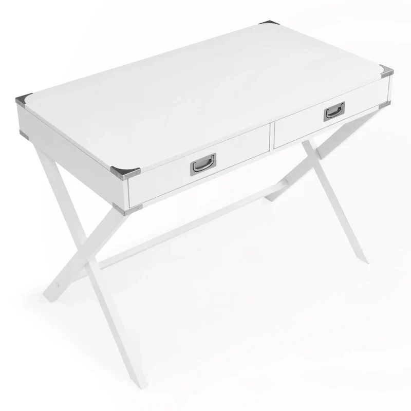 Solid Wood Computer Desk with Drawers