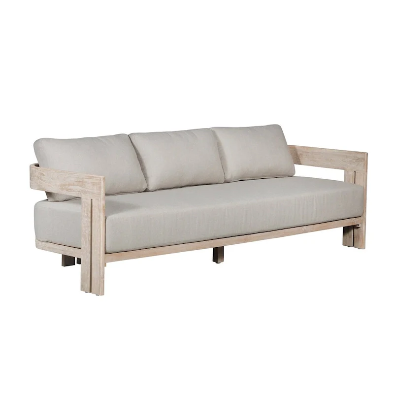 Paradiso Teak Wood Sofa Natural Look