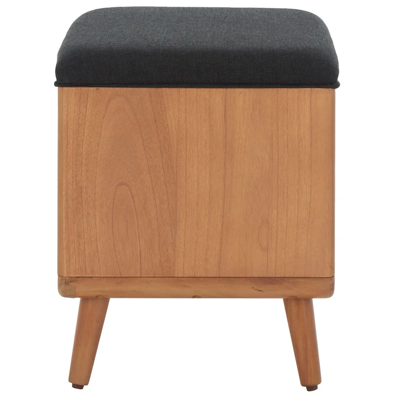 SAFAVIEH Home Collection Solo Open Shelf Bench W/ Cushion - 20 W x 15 D x 18 H
