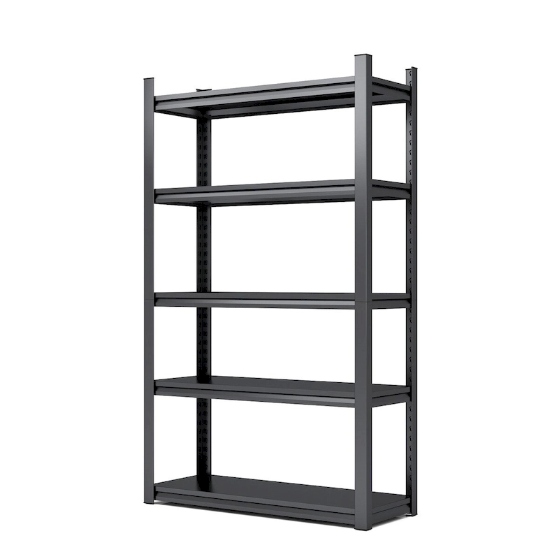 78H 5 Tier Metal Shelves for Storage Garage Shelving 2000LBS Heavy Duty Storage Shelves Adjustable Garage Shelf