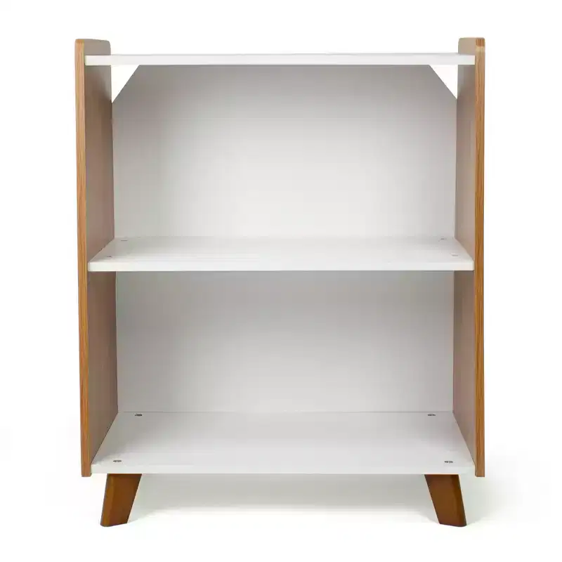 Humble Crew Morgan Mid-Century 2 Shelf Kids' Bookcase Wood/White
