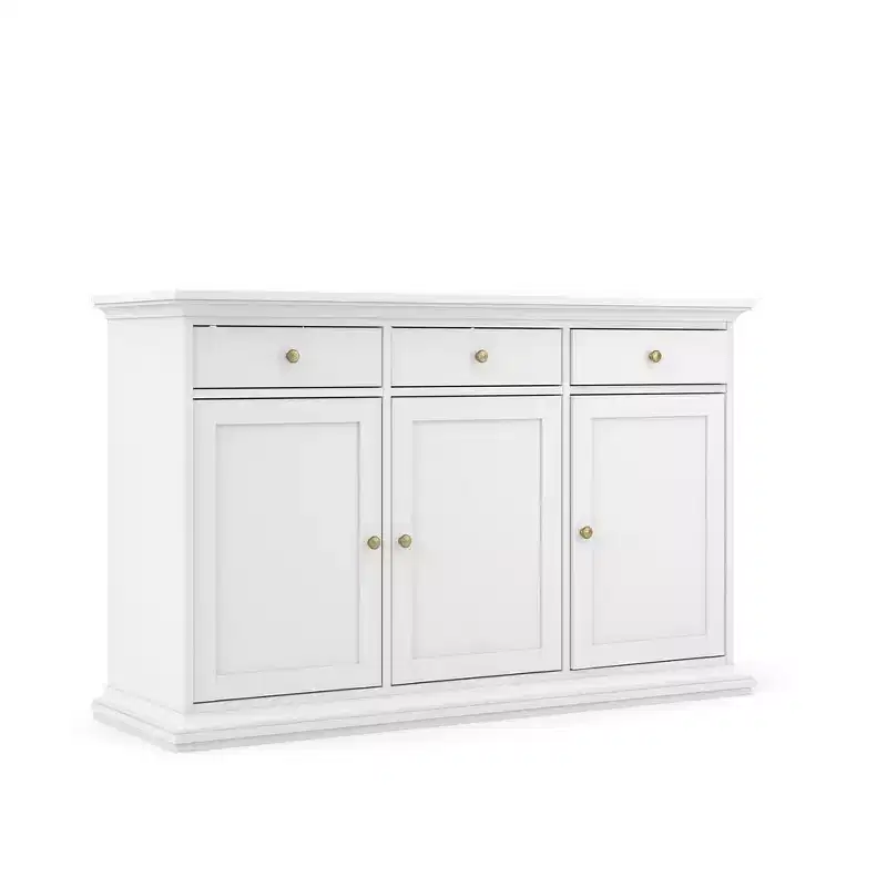 Tvilum, Sideboard with 3 Doors and 3 Drawers, White