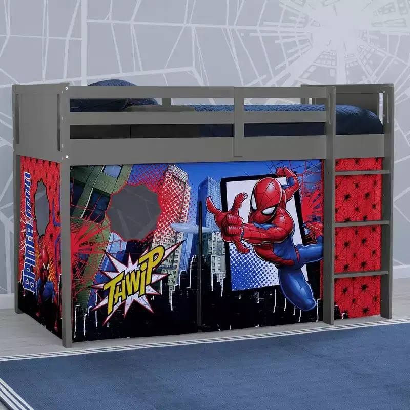 Delta Children Spider-Man Bed Tent for Loft Bed