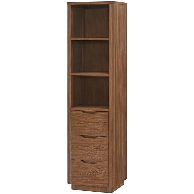 Miseno MV-HARB20-SCA Harbin 72 Wood Free Standing Linen Tower