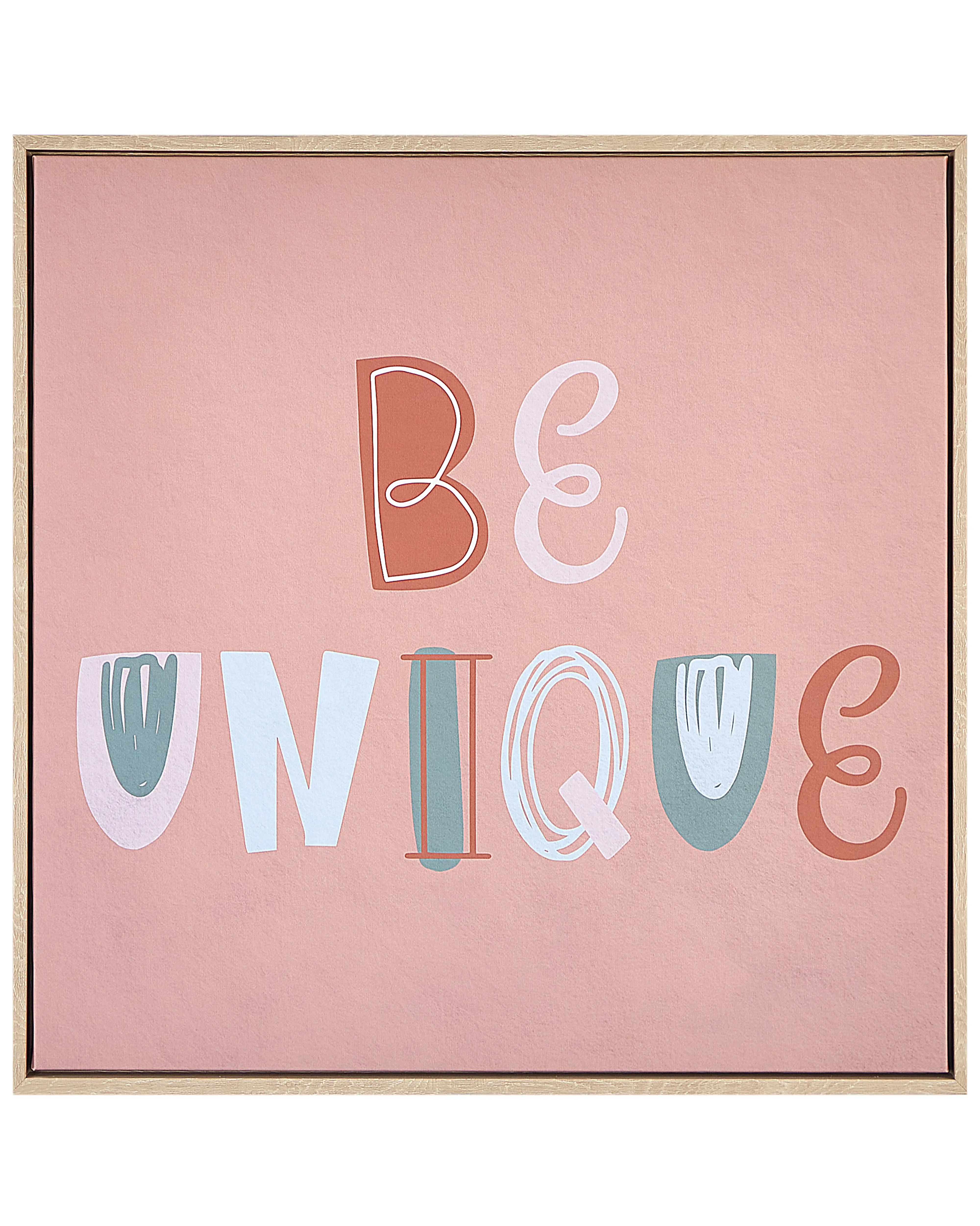 Stampa su tela Motivo per bambini 63x63 cm Rosa