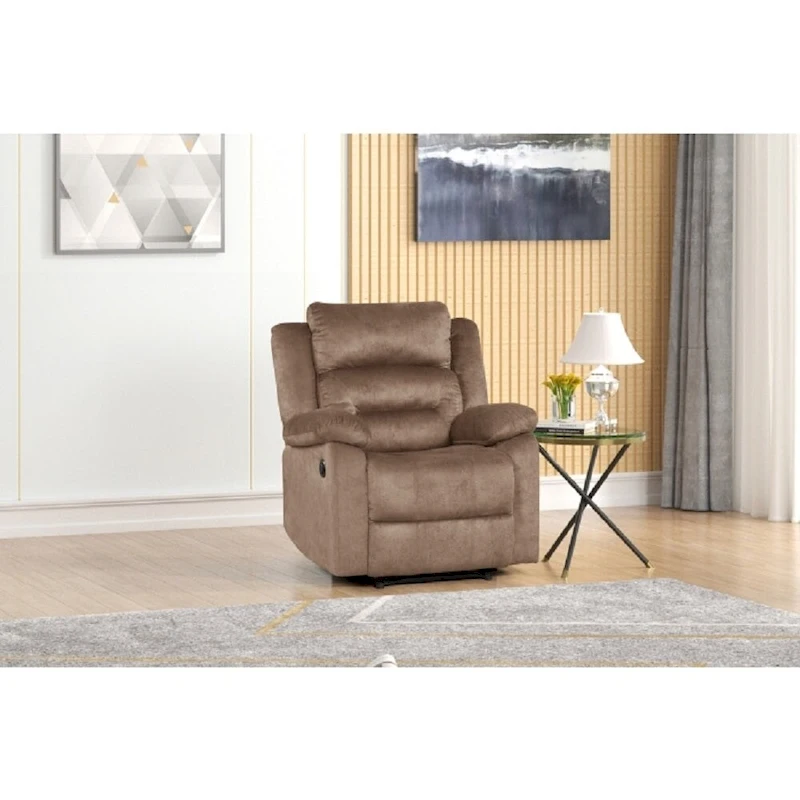 3Pc Power Reclining Sofa Couch Set, Modern Living Room Set