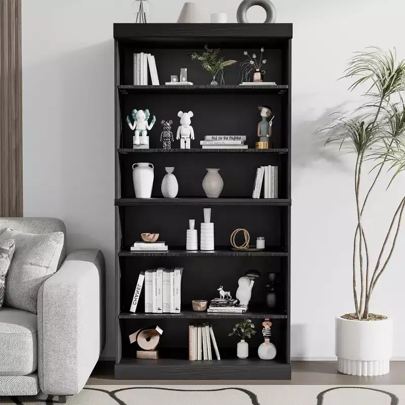 PexFix 31x31x16 Wood Accent Cabinet with Adjustable Shelf Storage Cabinet without Door Black