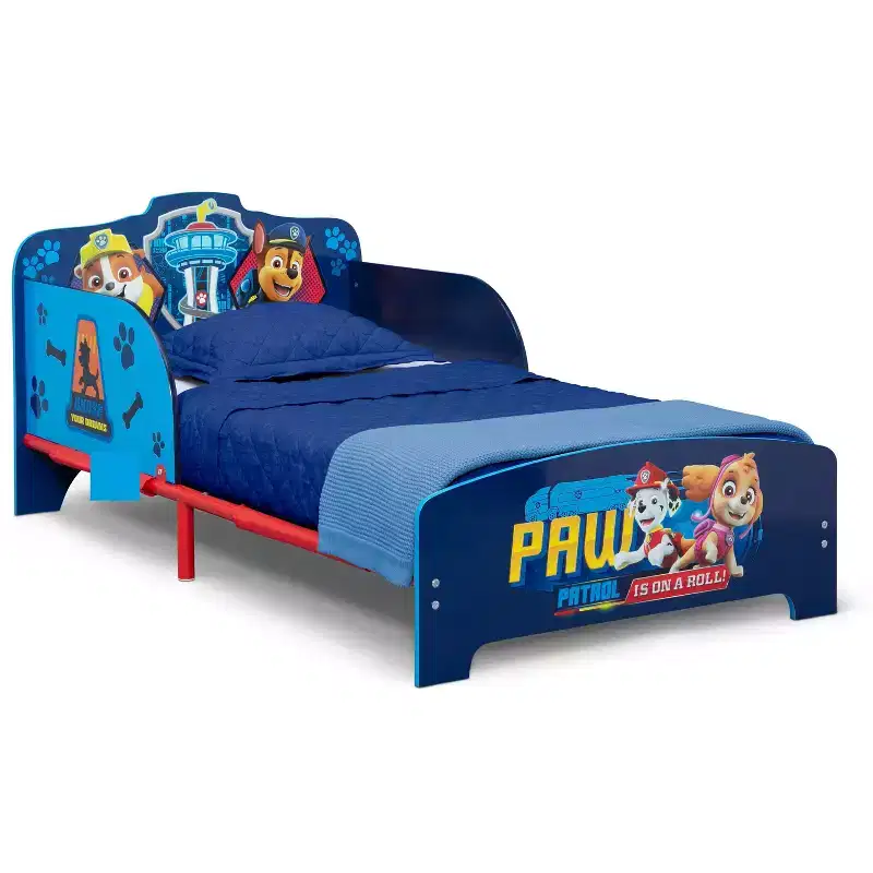 Delta Children PAW Patrol Wood & Metal Toddler Bed