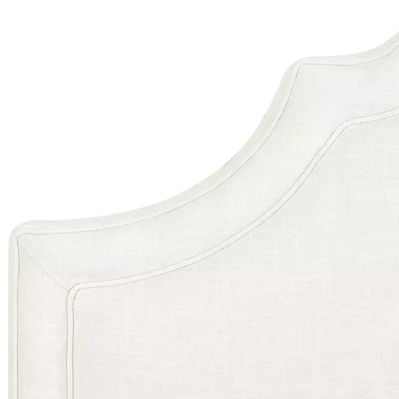 Upholstered Queen Headboard, Linen Fabric, Adjustable Height