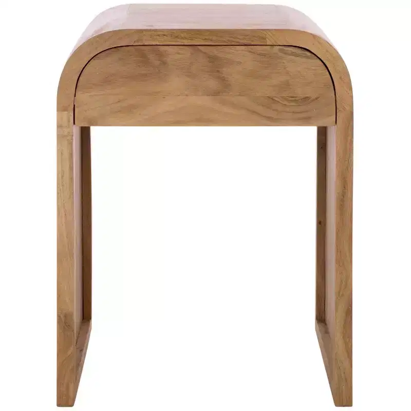 Acacia Wood Side Table 22.5''H x 17''W x 14''D