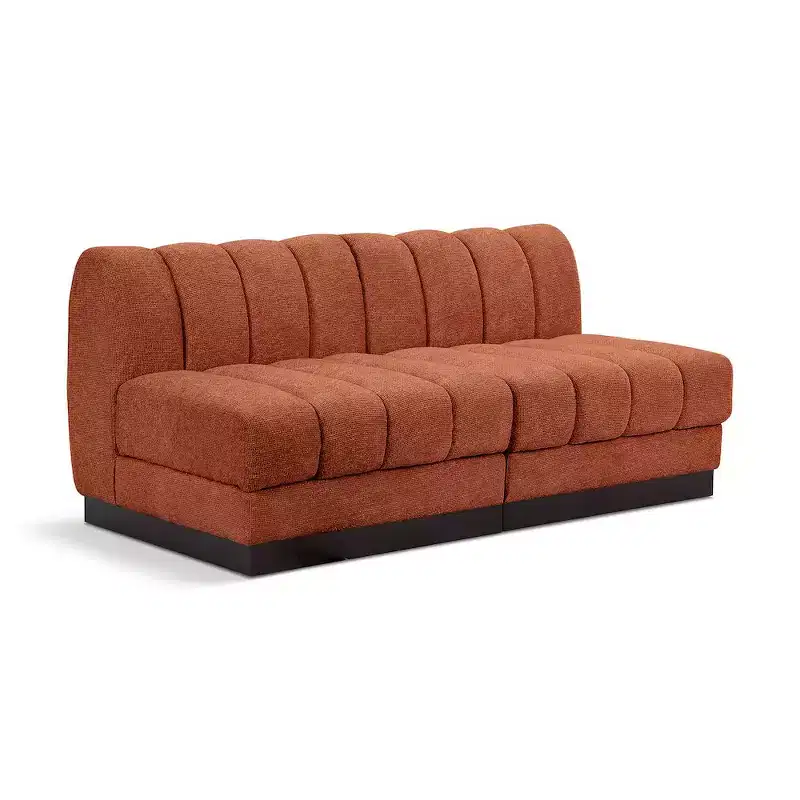 Quinn Chenille Fabric Modular Sofa