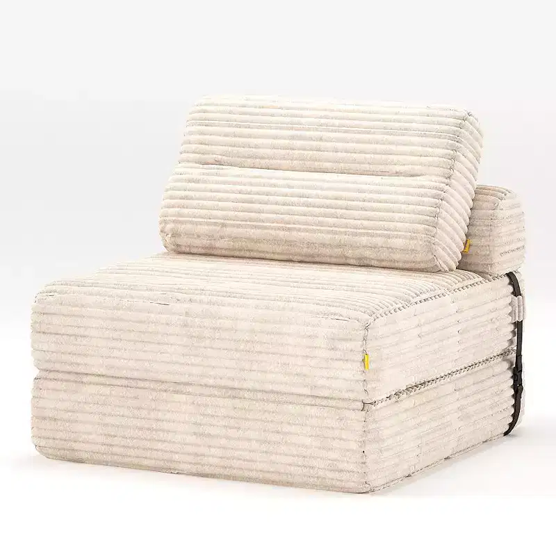 Pinmoco Multifunctional Single Sofa Ergonomic Sofa Bed with Removable Pillow for Living Room