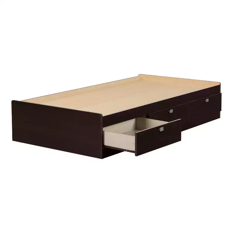Twin Platform Bed with Storage Drawers for Kids