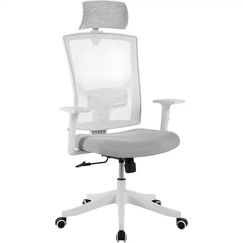 Ergonomic Mesh Desk Chair | Padded Headrest & Wheels | Gaming/Office Chair for E-Sport Room, Office, Bedroom