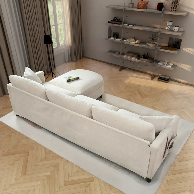 Wooden Frame Free Combination Sofa Couch