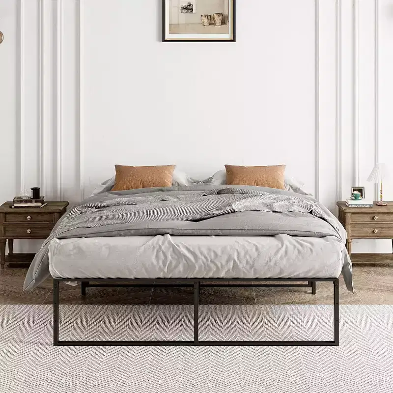 Full Size Metal Platform Bed Frame, Heavy Duty, 13