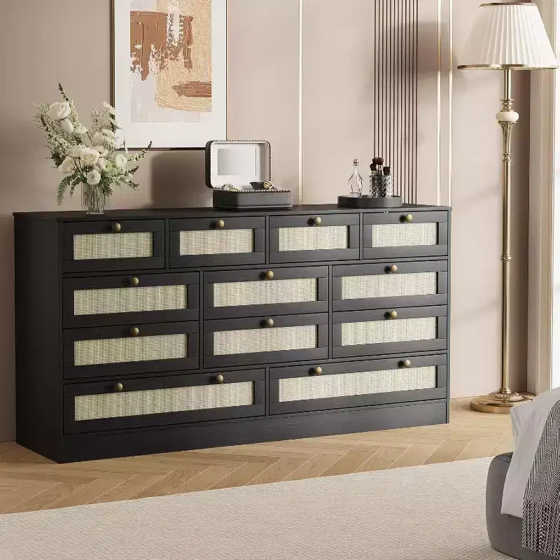 12-Drawer Wood Dresser for Bedroom, 61