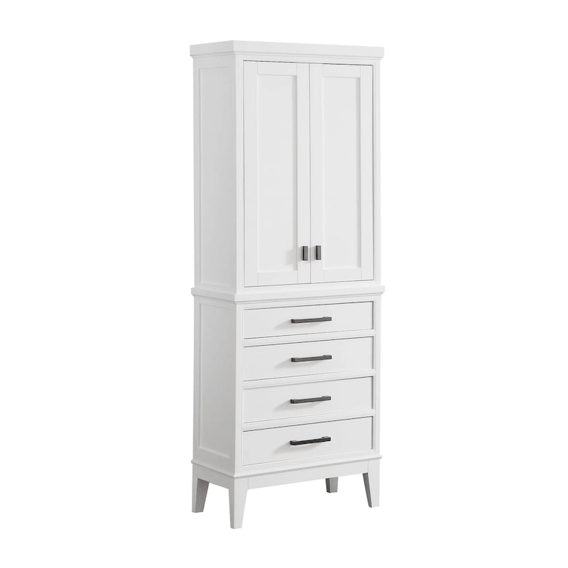 Avanity Madison 24-inch Linen Tower in White - 24W x 71H