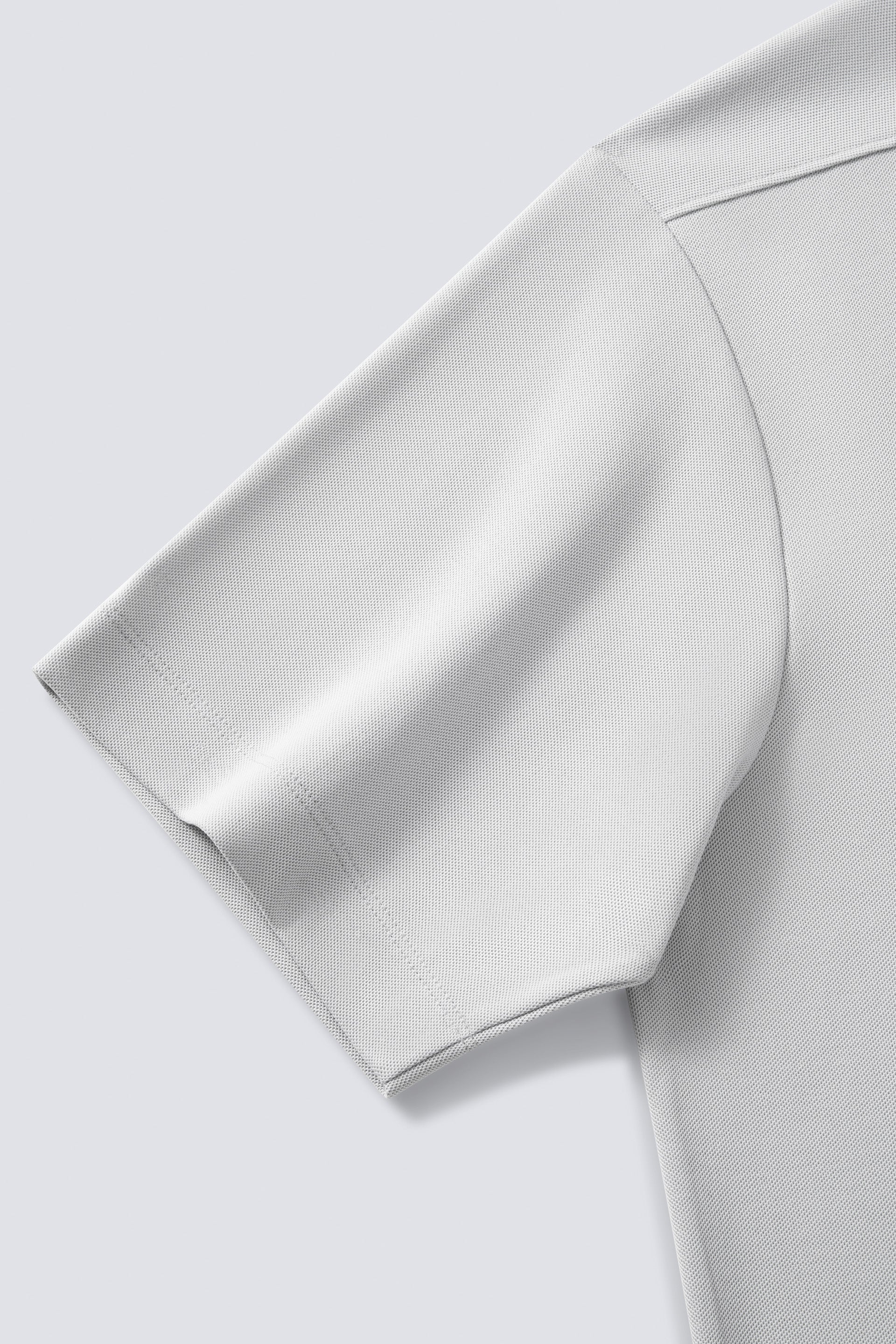 Pique Polo – Grey