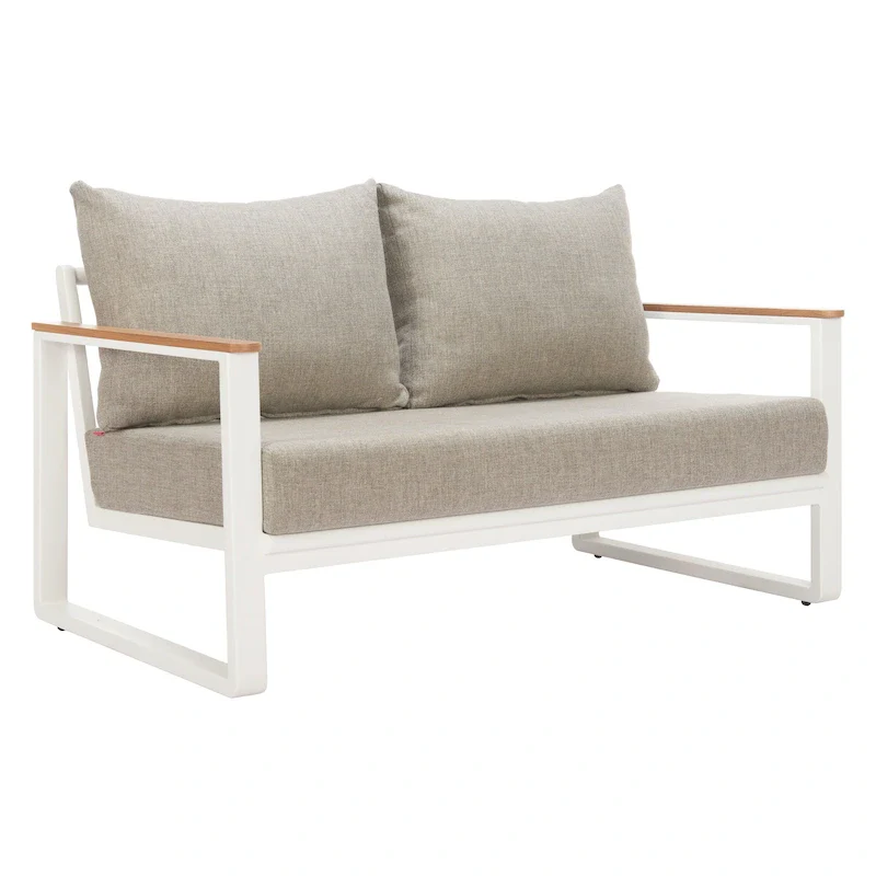 Welt Sofa Taupe & White