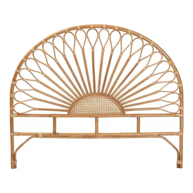 Natural Rattan Headboard, Brown