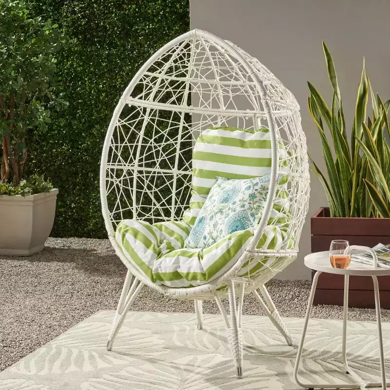 Gianni Wicker Teardrop Chair - Christopher Knight Home