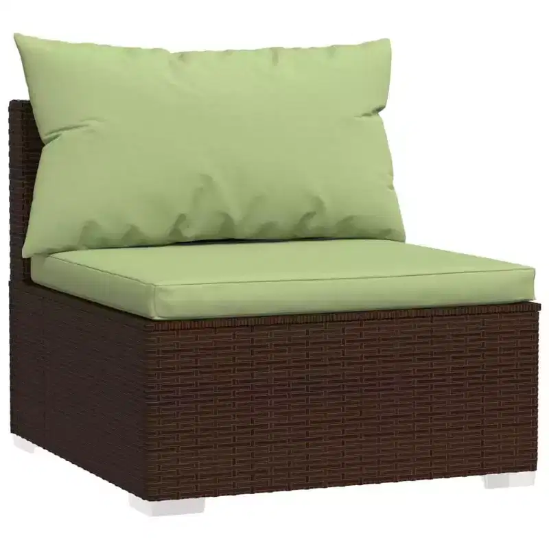 vidaXL Garden Lounge Set PE rattan Large Modular
