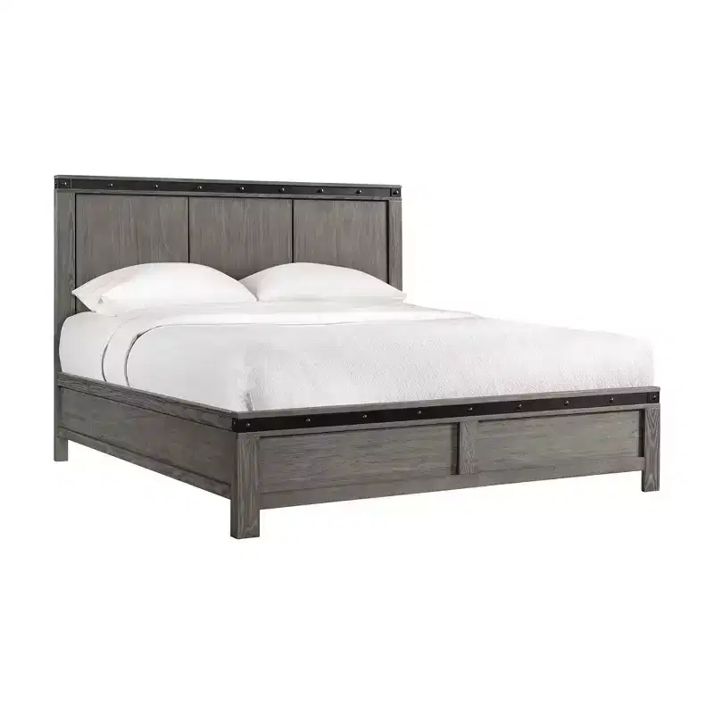 6pc King Montauk Panel Bedroom Set Gray - Picket House Furnishings: Includes Dresser, Chest & Nightstand