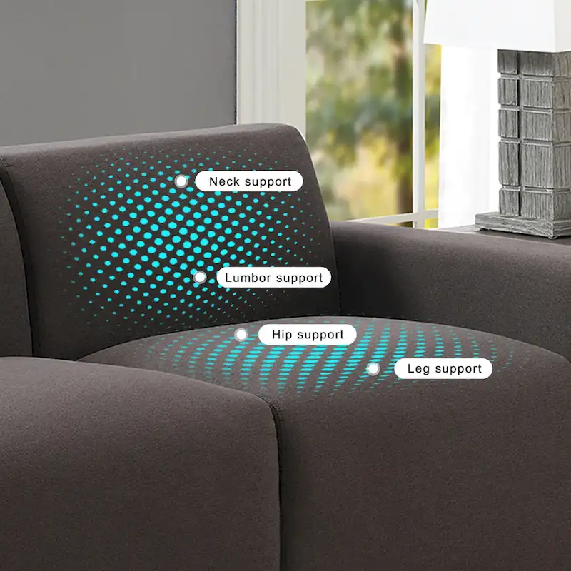 [VIDEO provided] [New] 71*35.5 Modern Linen Fabric Sofa,Stylish and Minimalist 2-3 Seat Couch,Easy to Install,Exquisite Lovesea