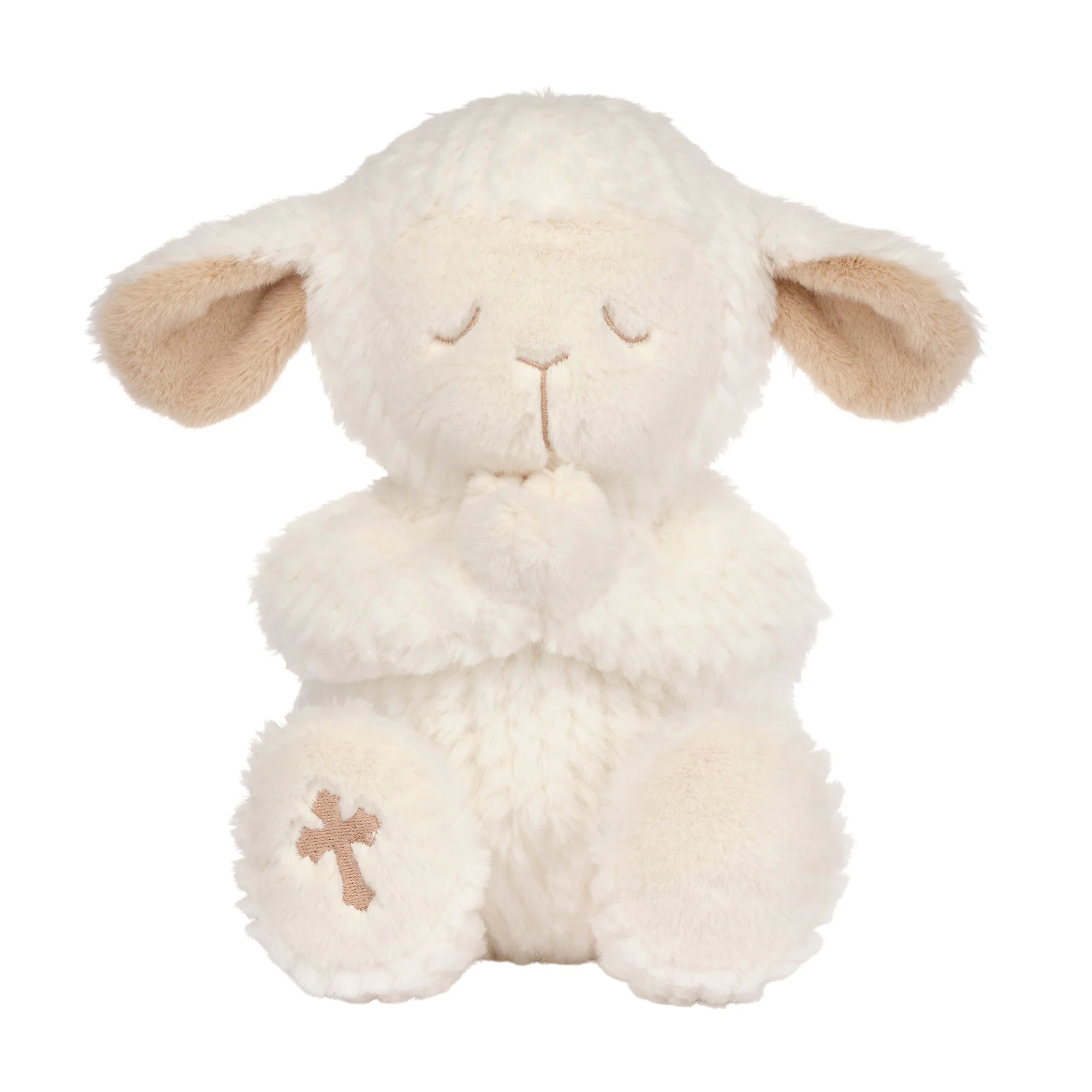 White Prayer Pose Lamb Plush