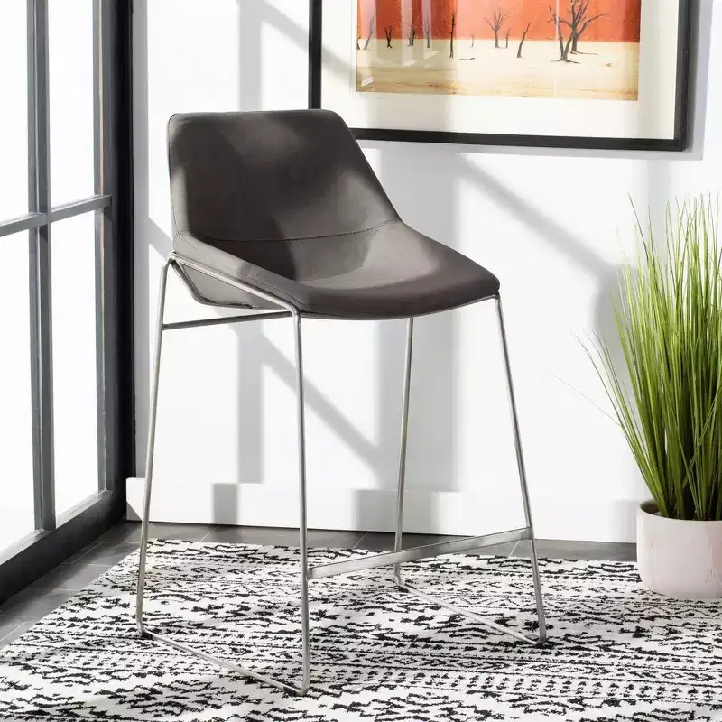 Alexis Mid Century Counter Stool - BST3000 - Safavieh