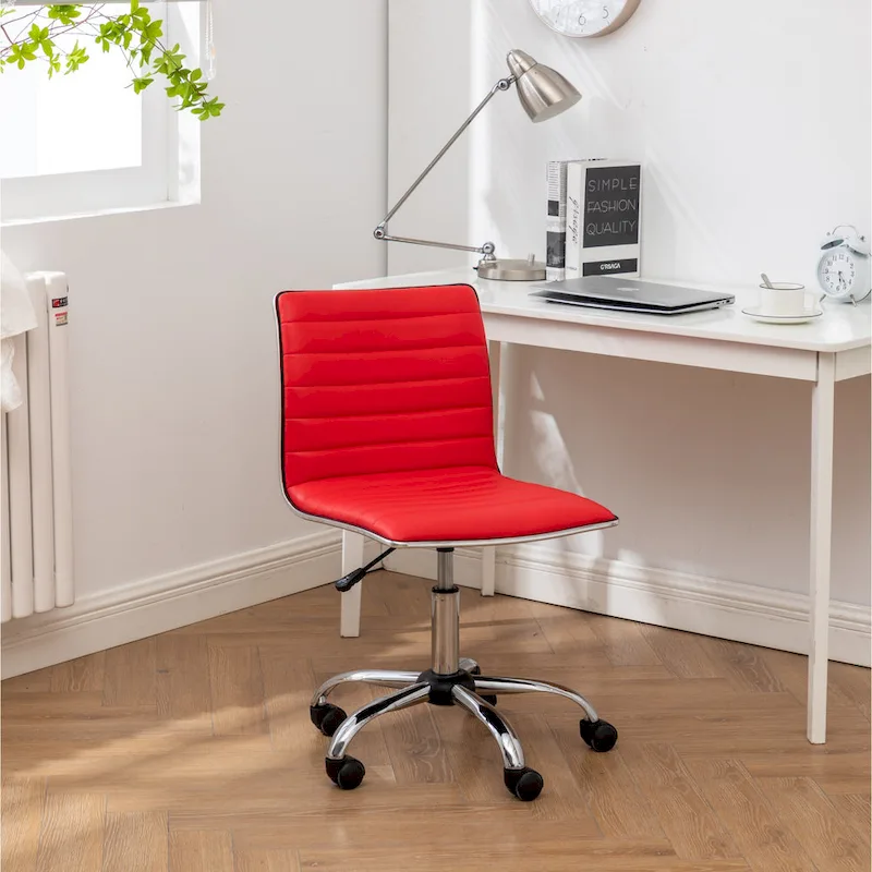 Carson Carrington Lund Modern Chrome Office Chair