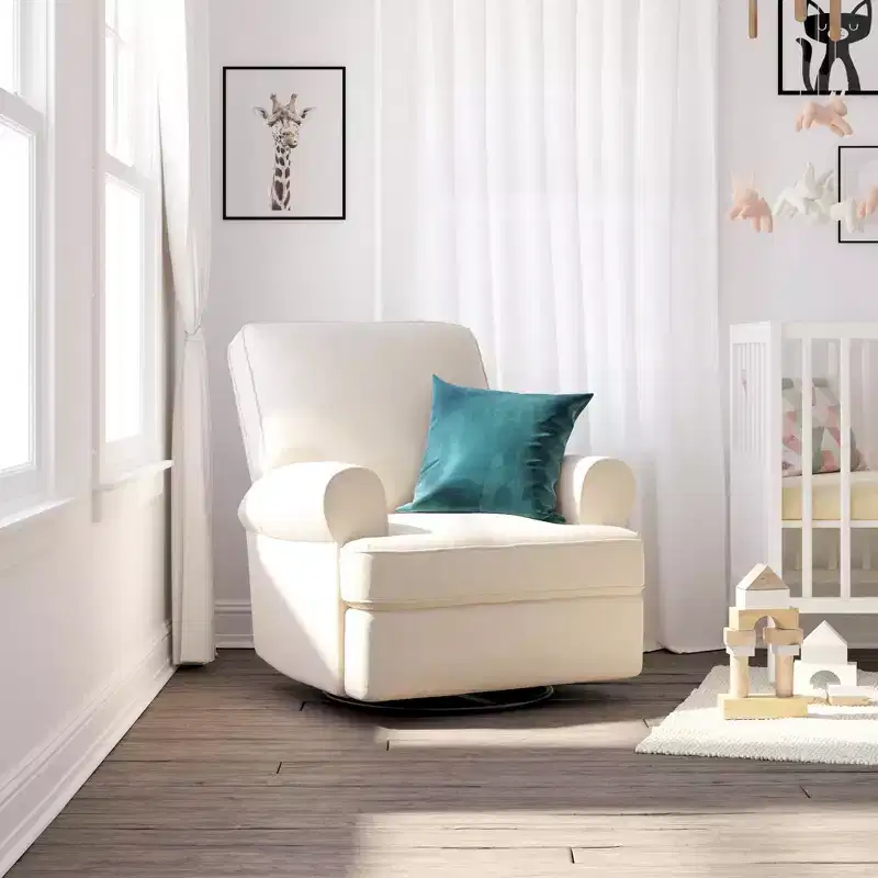 Nursery Swivel Glider Recliner Chair for Baby Room