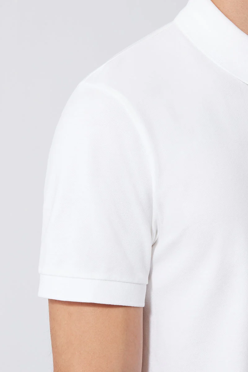 Pique Polo | White