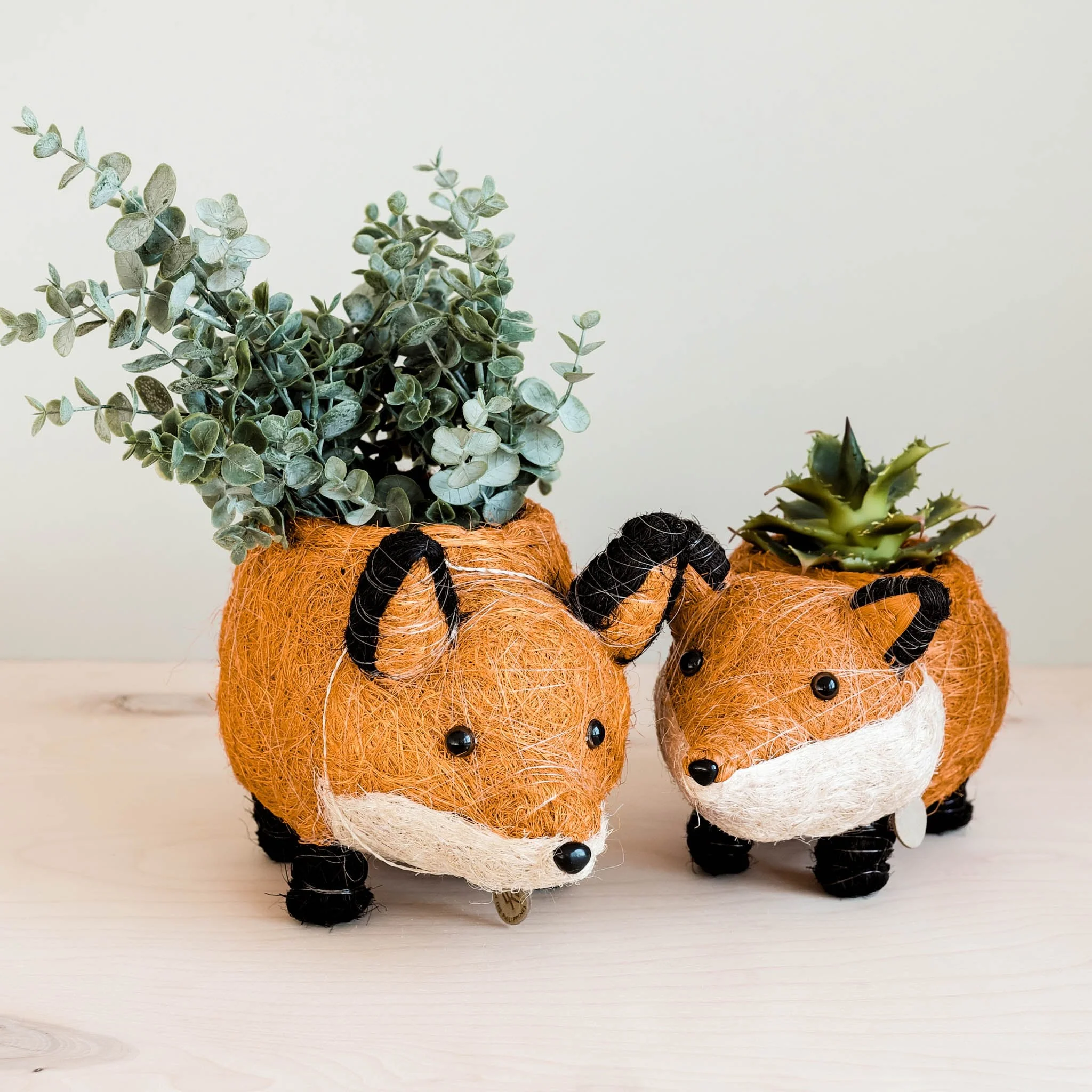 Baby Fox Planter - Handmade Pot