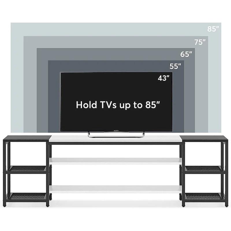 78 Inches TV Stand Entertainment Center Stand, TV Console Table