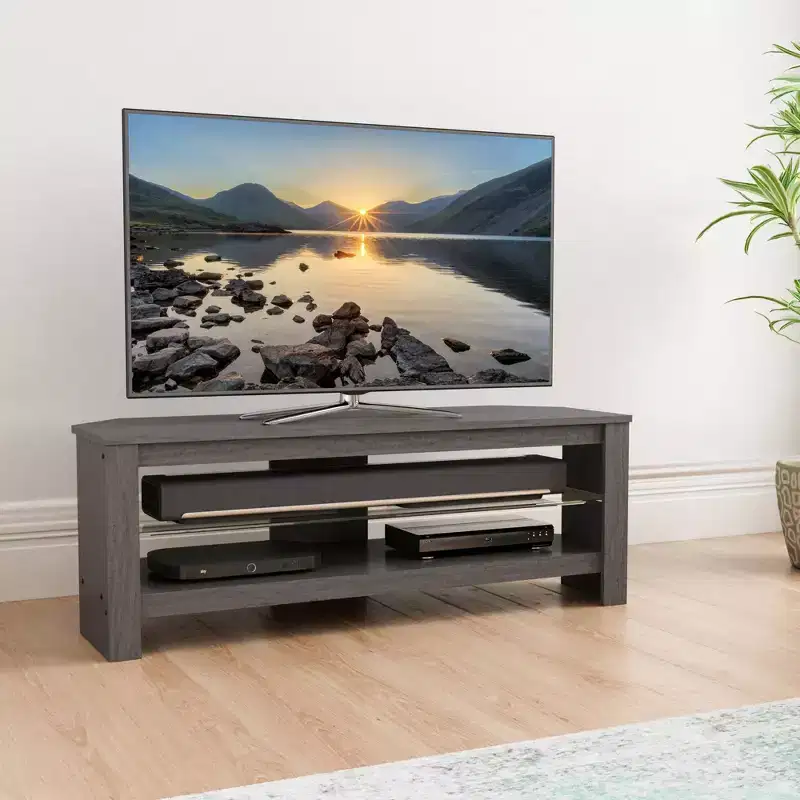 Corner TV Stand for TVs up to 55