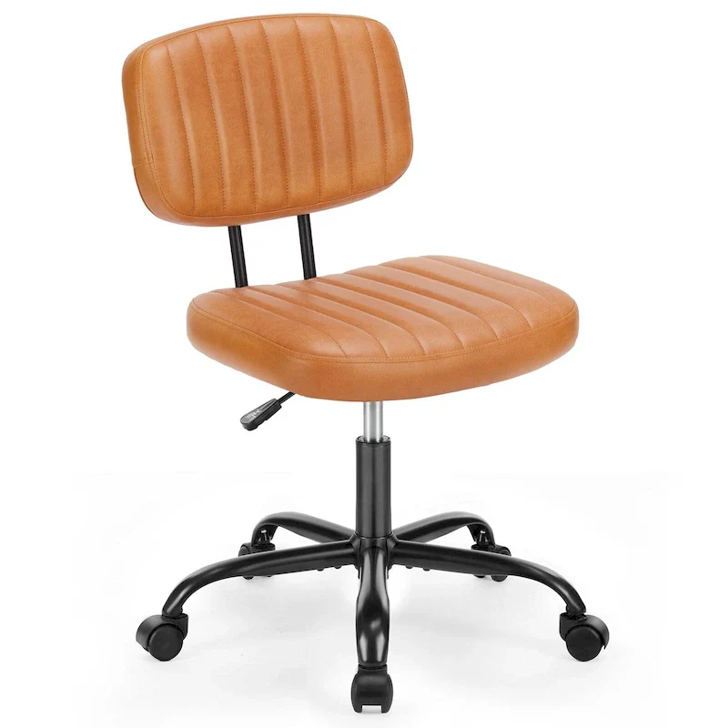 Low Back Task Chair Small Home Office Chair with Wheels