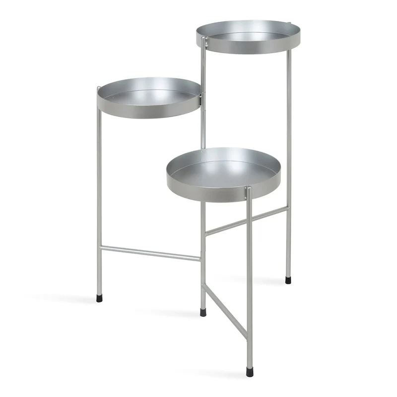 Metal 3-tier Modern Plant Stand - 16x21x30
