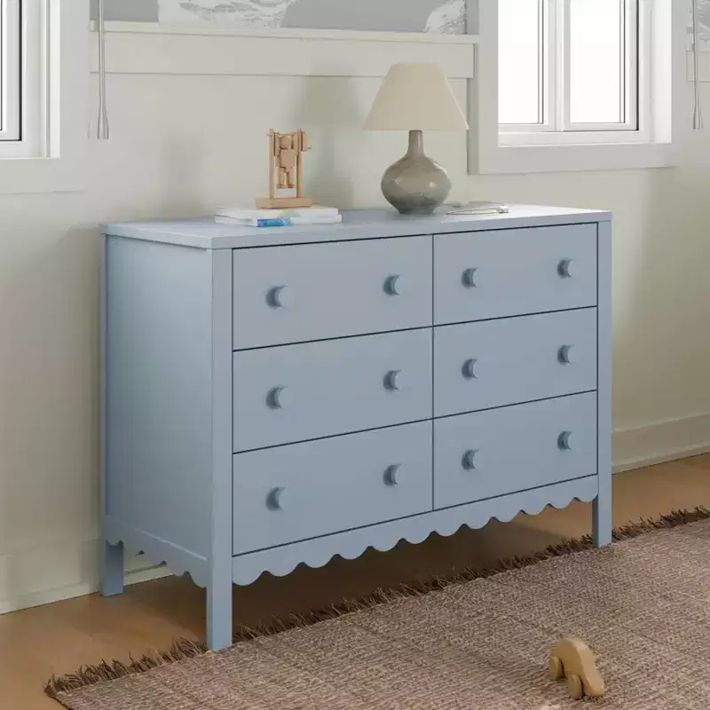 Scallop 6-Drawer Dresser