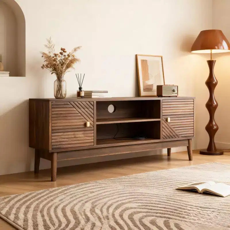 GDFStudio Bertram 43 Wood TV Stand
