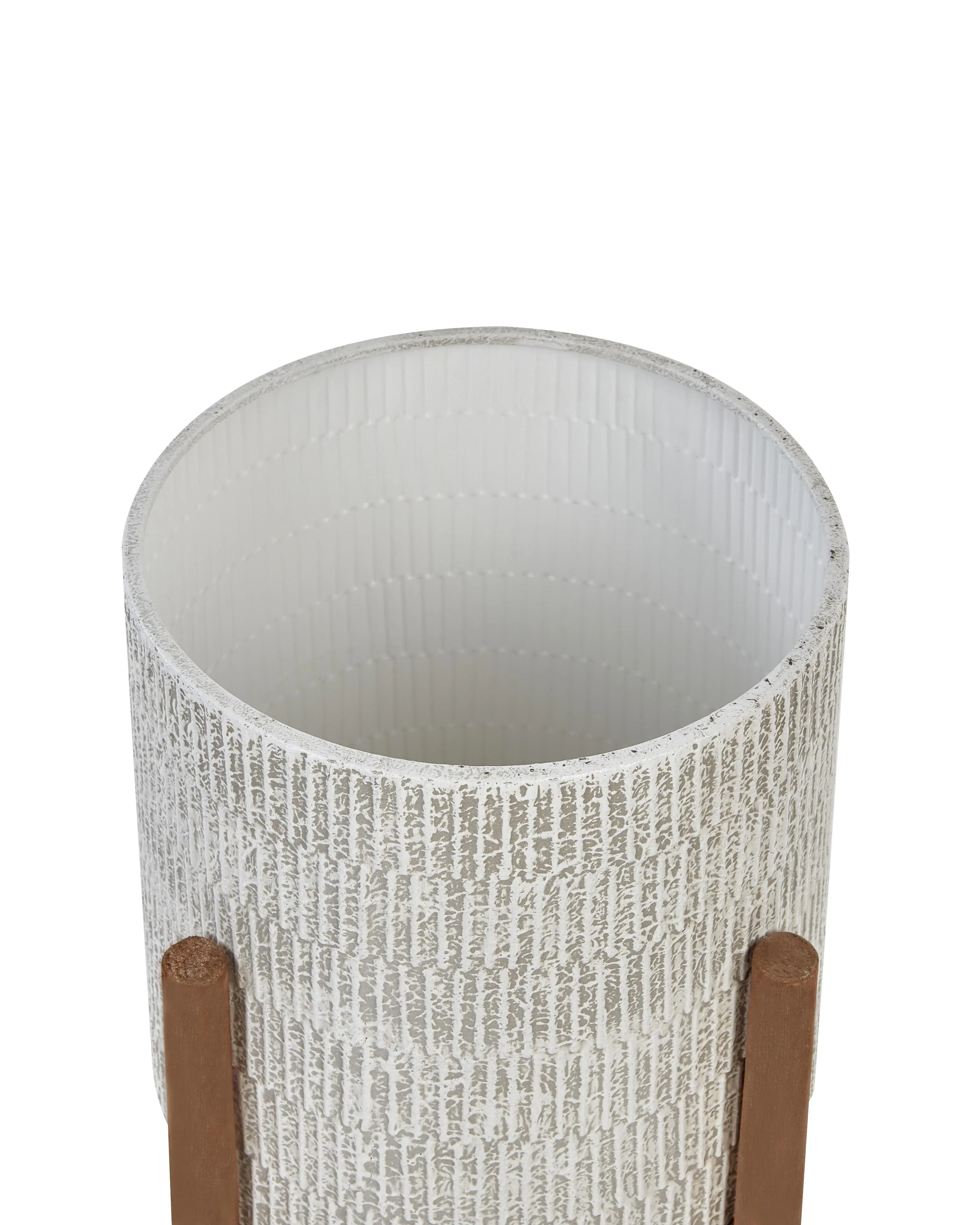 Vaso per piante rialzato Metallo 30 cm Grigio