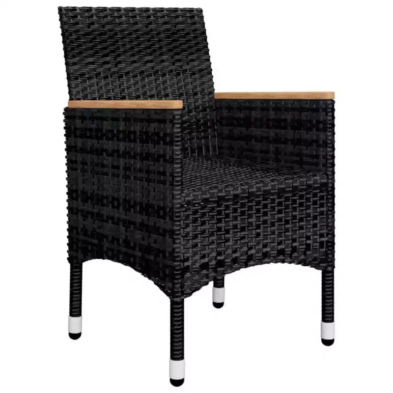 vidaXL Dining Set Solid Acacia wood 5 Piece Set Ergonomic