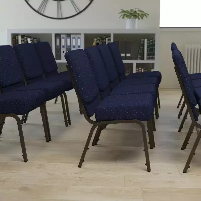 4 Pack 21''W Stacking Church Chair